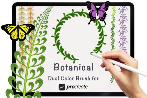 Botanical Dual Color Brushes: A Comprehensive Evaluation for Procreate Artists