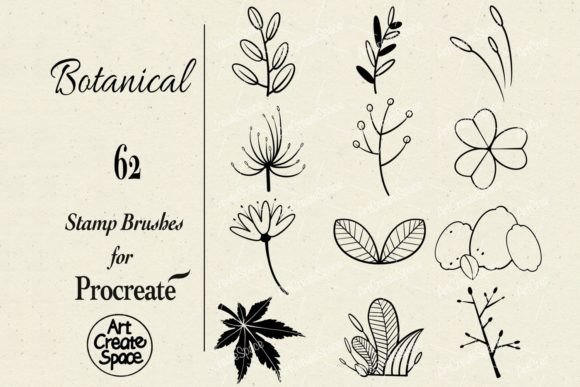 Botanical Procreate Brushes: Integrating Hand-Drawn Stamps into Your Digital Workflow
