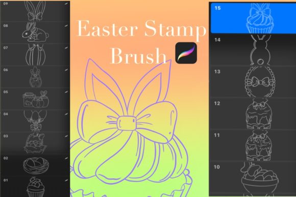 Easter Brushes Stamp: A Practical Guide to Using Procreate Stamps for Holiday Designs