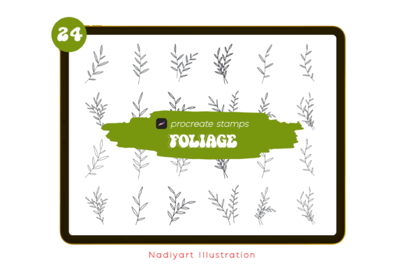 Elevating Digital Design with Foliage Procreate Stamp Brushes