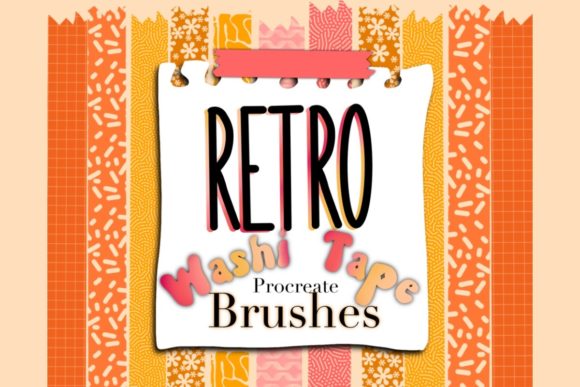 Enhancing Digital Scrapbooking with Procreate Washi Tape Brushes and Paper Stamps