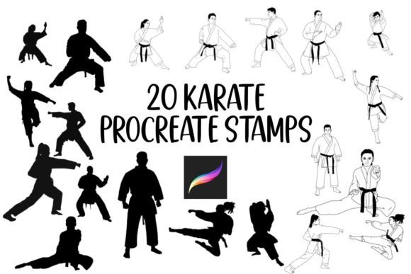 Evaluating the 20 Karate Procreate Stamp Set Brushes for Digital Illustration