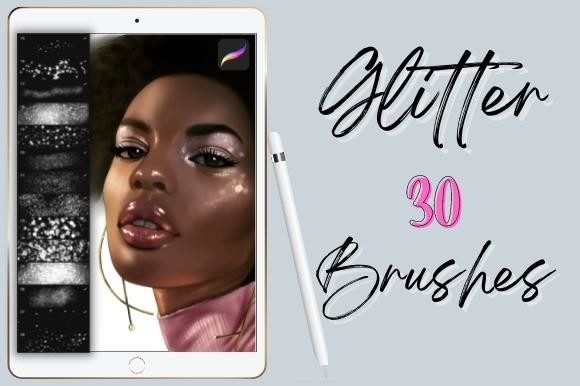 Evaluating the Procreate Glitter Shimmer Brushes Set for Digital Artists