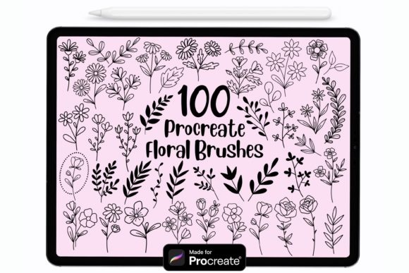 Evaluating the Utility of Floral Procreate Brushes for Digital Illustration