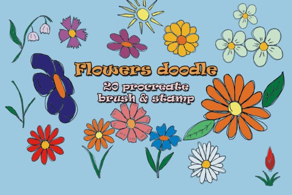 Flowers Doodle Brushes Stamp Procreate: A Practical Guide to Digital Floral Design Tools