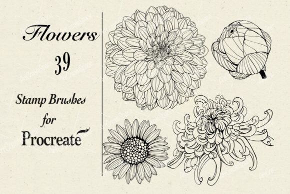 Flowers Procreate Stamp Brushes: Elevating Digital Botanical Art