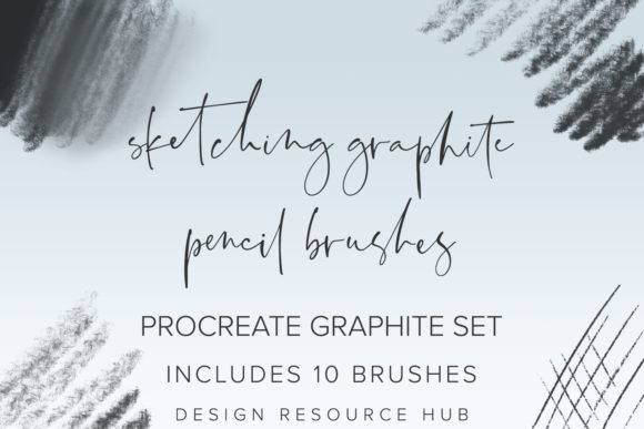 Graphite Sketch Pencil Procreate Brushes