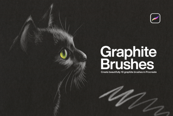 Mastering Digital Sketching with 10 Graphite Brushes for Procreate
