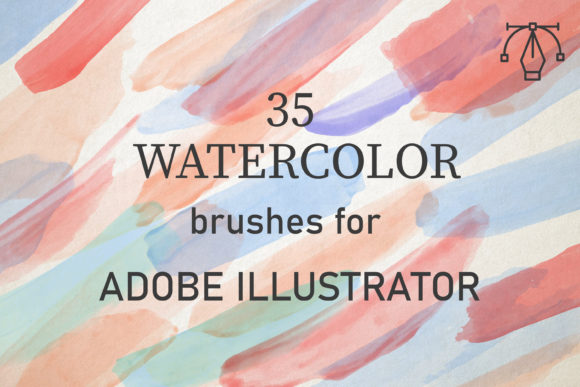 Mastering Organic Textures with 35 Watercolor Brushes for Illustrator