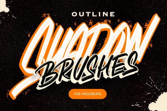 Mastering Outline Shadow Lettering: A Guide to Procreate’s 25-Brush Contour Pack