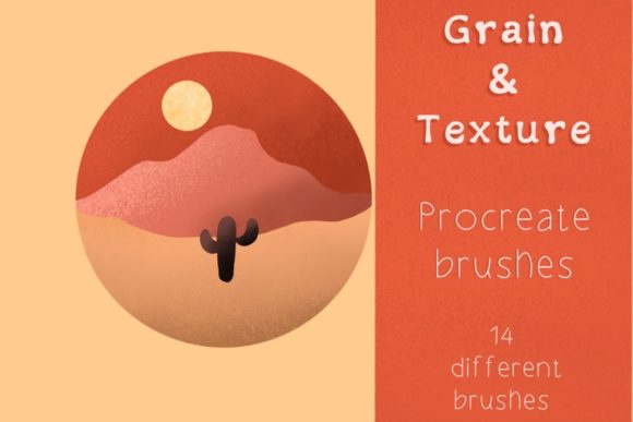 Procreate Grain and Texture Brushes