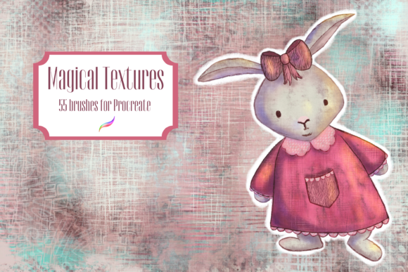 Unlocking Creative Depth with Magical Textures - 55 Procreate Brushes